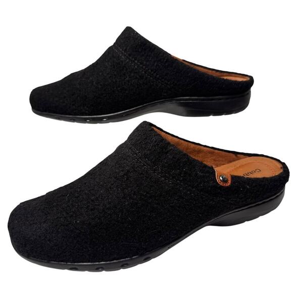 Cobb Hill Womens Penfield Clog Black Sz. 9.5 Cottage Comfort Travel Career Mules - Picture 2 of 11